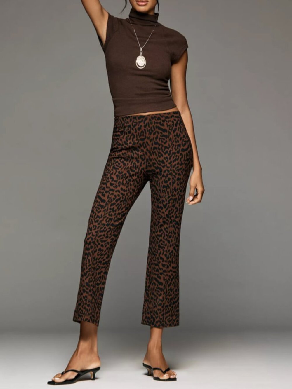 Anthropologie Printed Kick-Flare Pull-On Pants by Maeve Size 24P